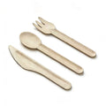 compostable disposable cutlery set, sugarcane bagasse knife fork spoon 