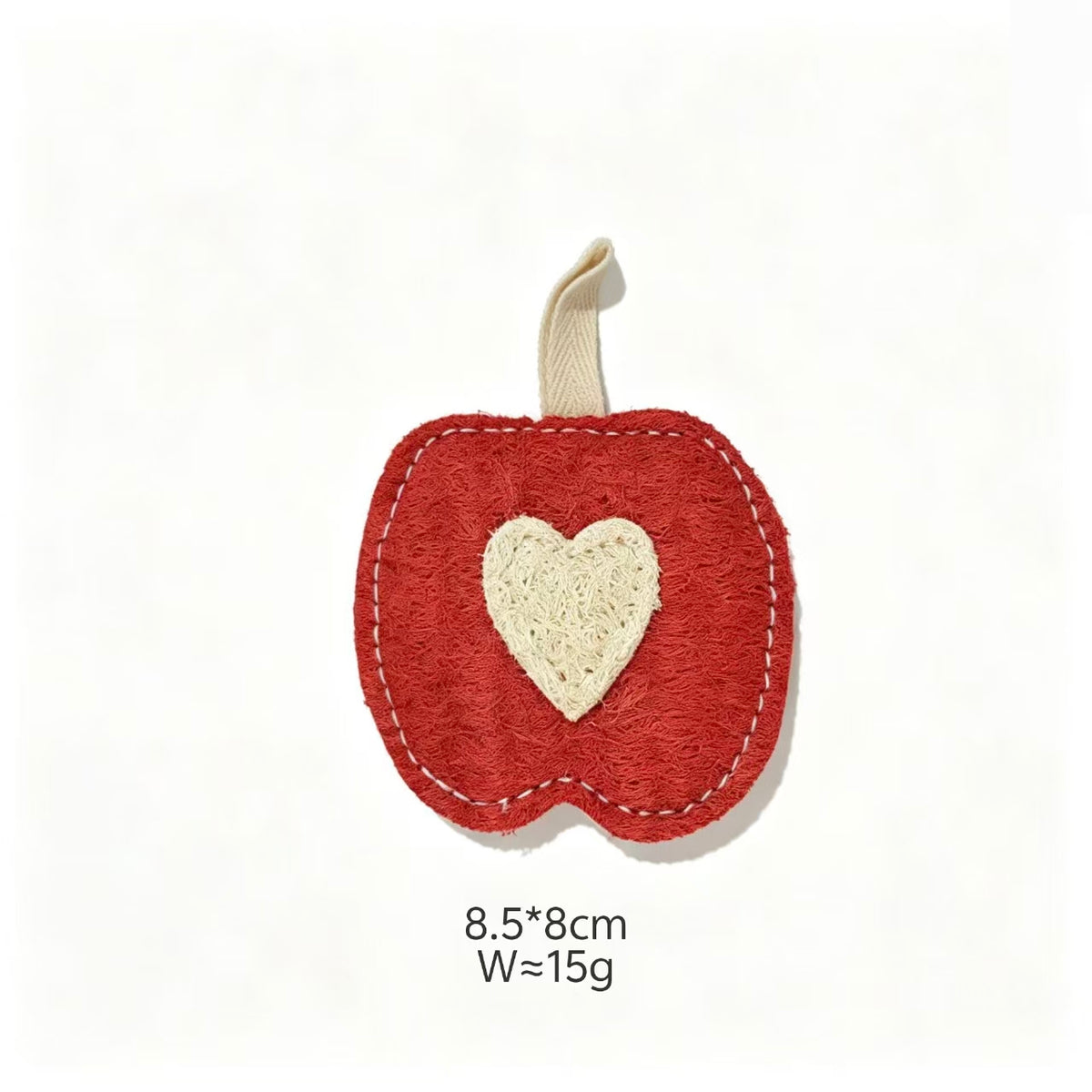 Apple Shaped Loofah Cat Toy, Eco Friendly Cat Teething Toy
5.